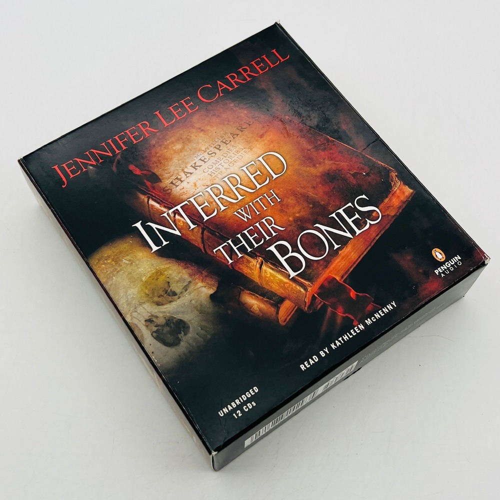 Jennifer Lee Carrell Interred with Their Bones‎ Audiobook CD 12 Disc